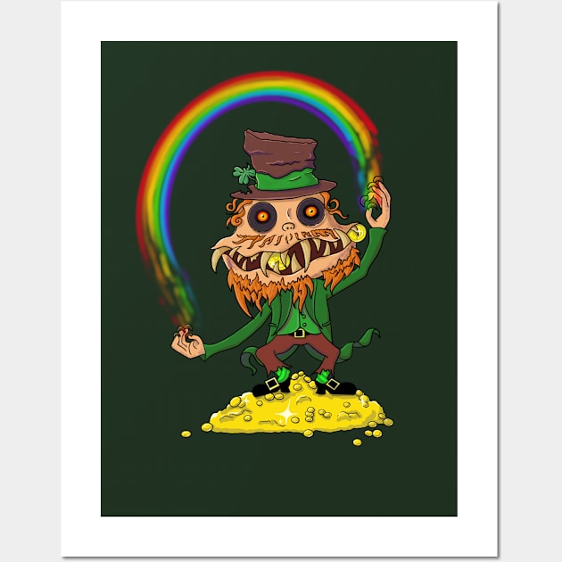 Unlucky Leprechaun Wall Art by The Giggle Factory